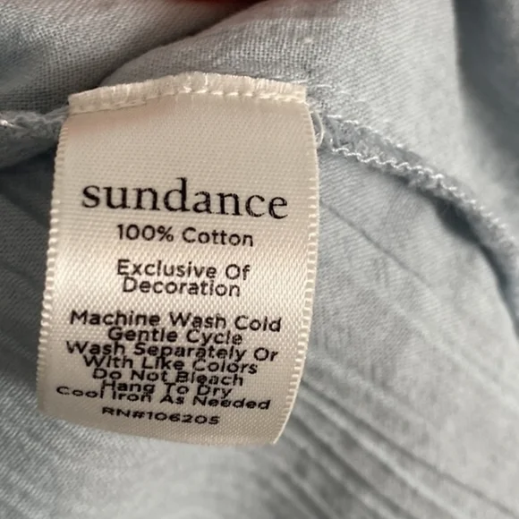 Sundance Light Blue Button Down Shirt - Picture 12 of 12